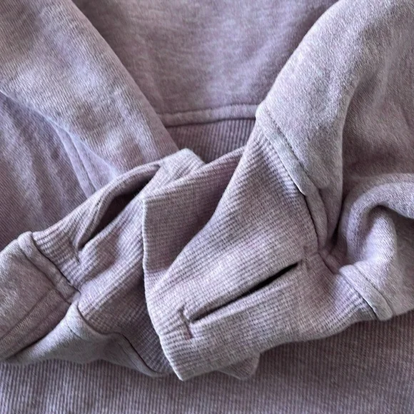 SOLD Lululemon Athletica Scuba half zip Hoodie pink - purple / size M/L - Picture 6 of 6